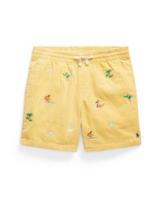 Boys' 8-20 Polo Prepster Embroidered Corduroy Shorts