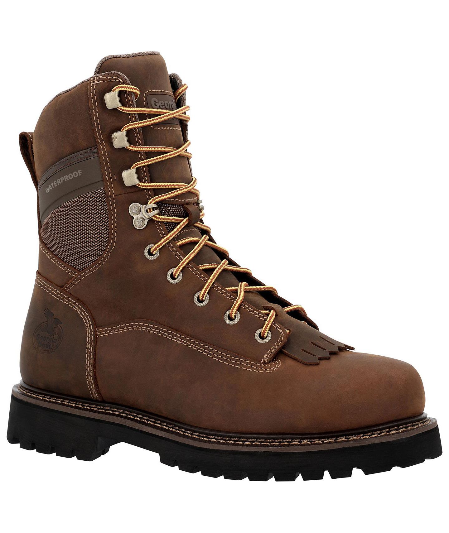 Мужские ботинки GEORGIA BOOT Core Low Heel Waterproof Logger Work Boot, цвет: Коричневый — фото 1