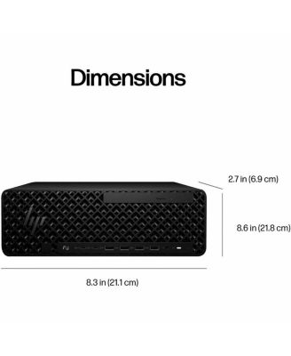 Z2 G1i Small Form Factor Workstation, Intel Core Ultra 7 265 2.4GHz, 32GB RAM, 512GB SSD, NVIDIA RTX A400 4GB, Windows 11 Pro