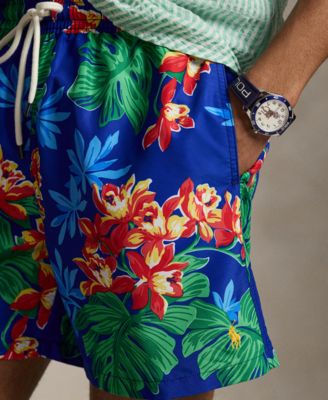 Men's Tropical Floral Swim Trunks