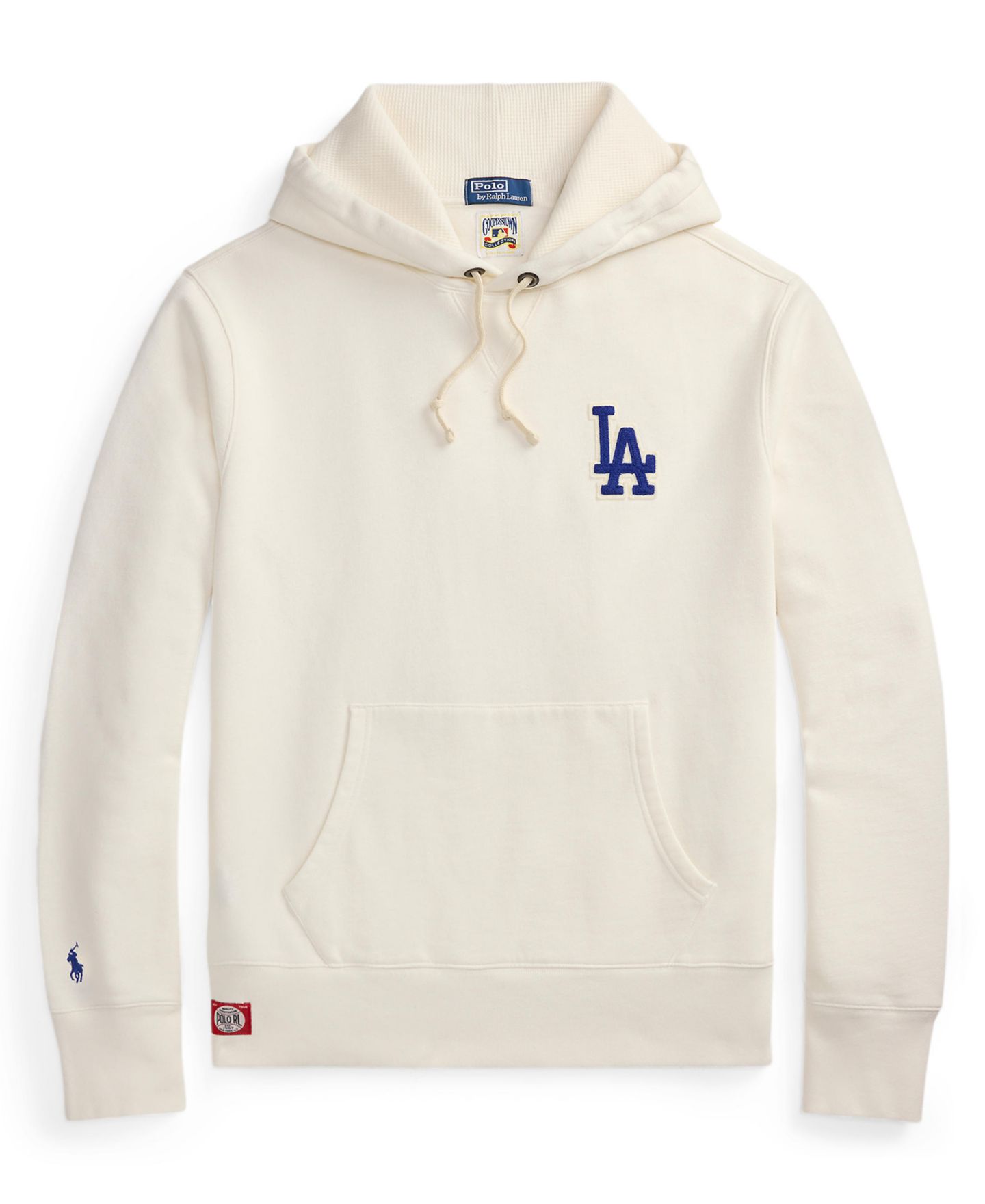 Мужское худи Polo Ralph Lauren Los Angeles Dodgers™ Logo Patch, цвет: Белый — фото 5