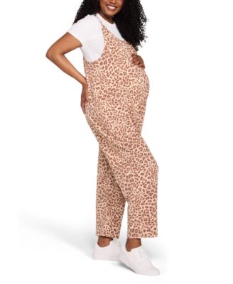Women's Sleeveless Relaxed Fit Maternity Jumpsuit