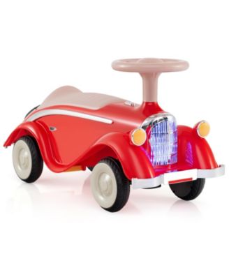 Toddler Ride On Toy Classic Sliding Car with Horn & LED Headlight