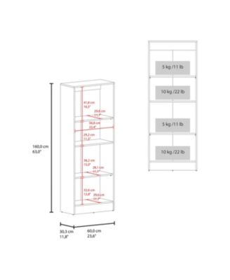 Insite Kitchen Storage Cabinet with 3 Shelves and 2 Closed Compartments