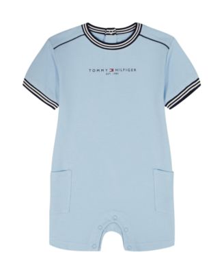 Baby Boys' Pique Knit Shorts Romper