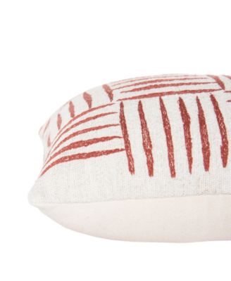 Grace Cotton Blend Decorative Pillow, 14" x 20"