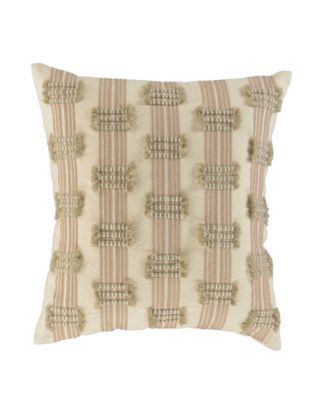 Lena Cotton Blend Decorative Pillow, 18" x 18"