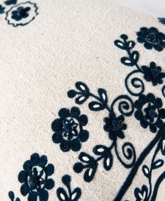 Anna Cotton Decorative Pillow, 14" x 20"