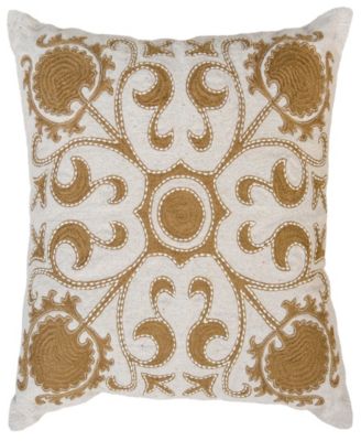 Emma Cotton Decorative Pillow, 18" x 18"
