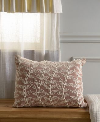 Ella Cotton Velvet Decorative Pillow, 14" x 20"