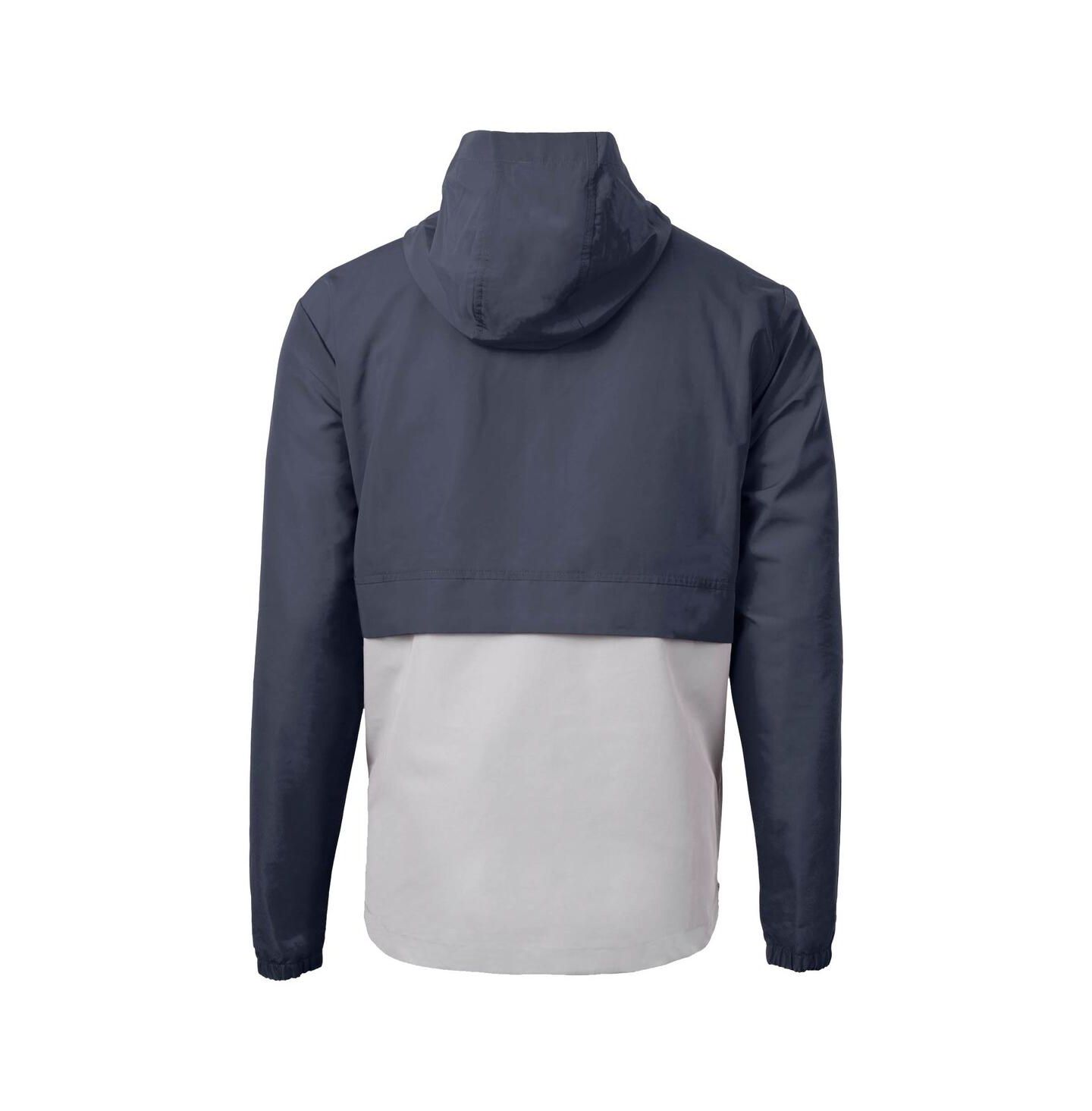 Мужская куртка Cutter & Buck Blue New England Patriots Charter Eco Anorak Half-Zip — фото 3