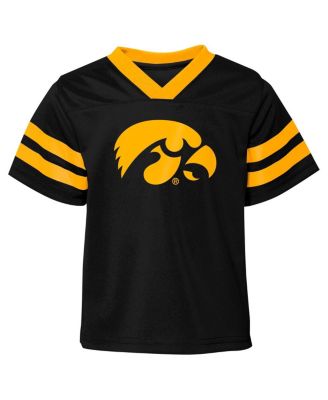 Baby Boys and Girls 2-Piece Black Iowa Hawkeyes Red Zone Jersey & Pants Set