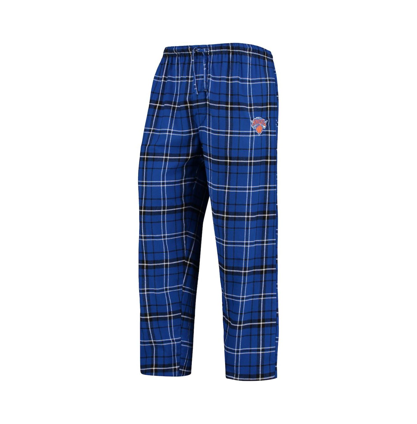 Мужские фланелевые брюки Concepts Sport New York Knicks Ultimate в клетку, Blue/Black — фото 2