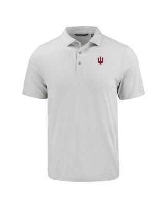 Men's Gray Indiana Hoosiers Coastline Epic Comfort Eco Polo Shirt