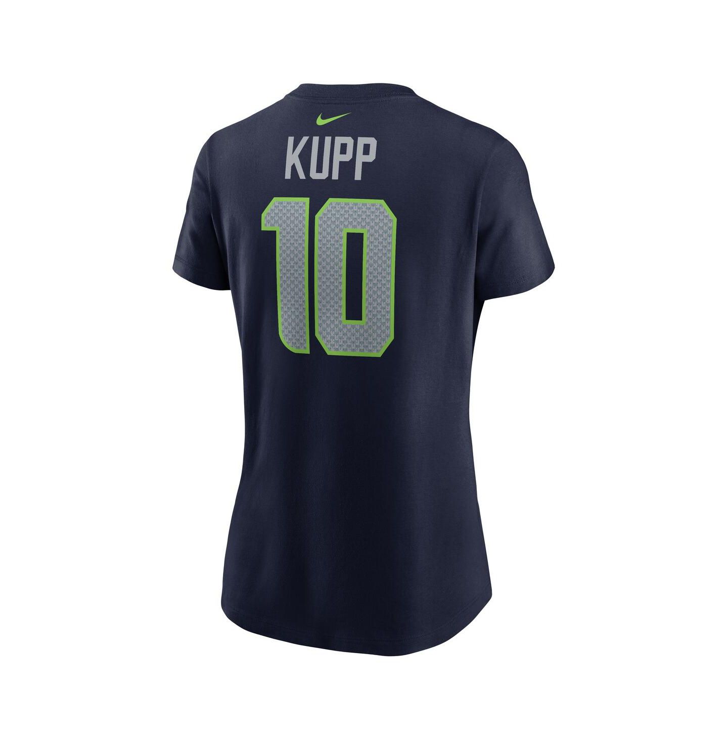 Женская футболка Nike Cooper Kupp College Navy Seattle Seahawks Player Name & Number — фото 3