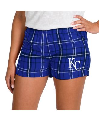 Women's Royal/Black Kansas City Royals Ultimate Flannel Shorts