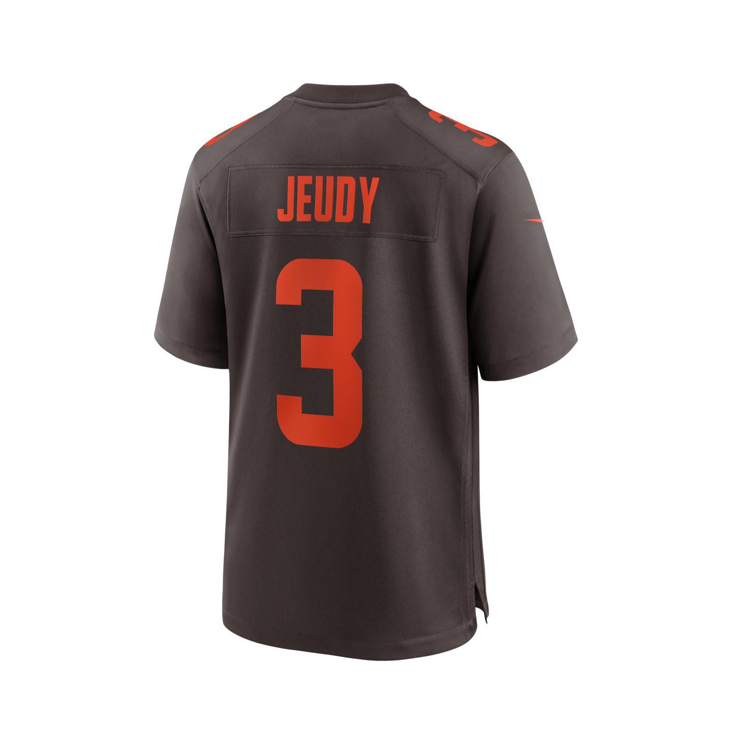 Мужской топ Nike Jerry Jeudy Brown Cleveland Browns Alpha Dawg Game Jersey — фото 3