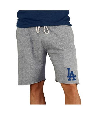 Men's Gray Los Angeles Dodgers Mainstream Terry Shorts