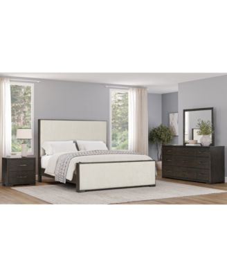 Ryder 3-Pc. Oak veneer Queen Bed, Dresser and Nightstand Set