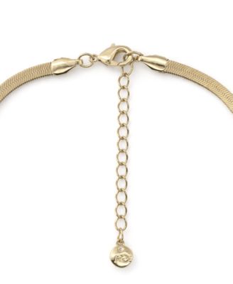 Cubic Zirconia Rectangular Stone Station Necklace