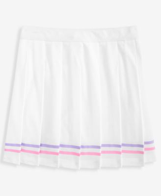 Big Girl Striped Tennis Skirt