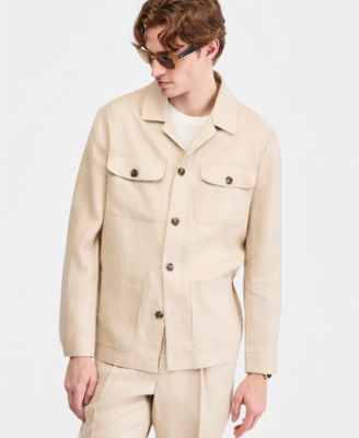 Men's Linen Safari Jacket
