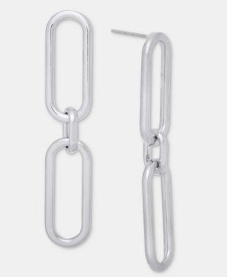 Link Linear Drop Earrings
