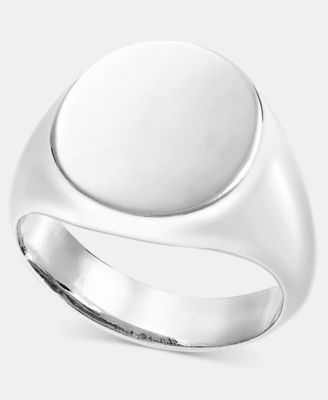 Round Signet Ring