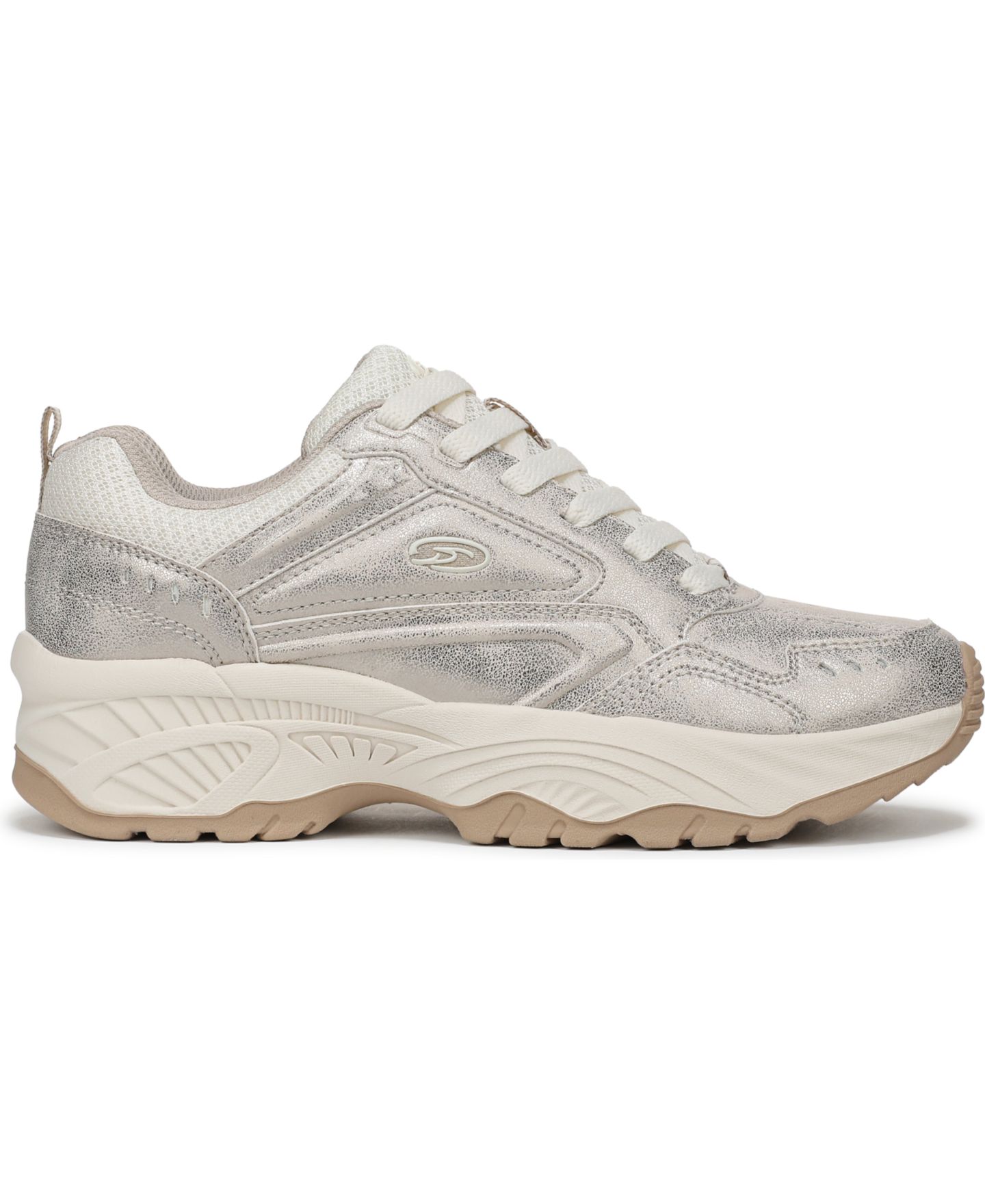 Женские кроссовки Dr. Scholl's Selena Lace-Up, цвет: Золотая искусственная кожа — фото 2