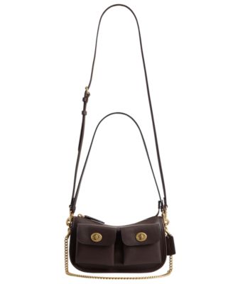 Waverly Small Leather Twin Turnlock Shoulder Bag