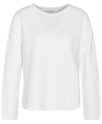 Women's Marine Side-Split Knitted Jumper