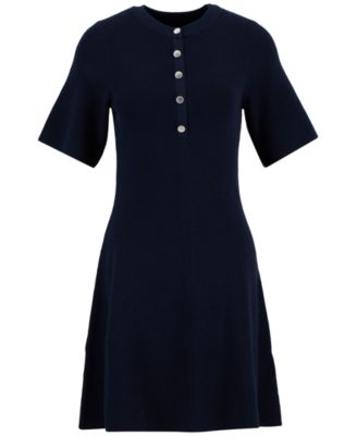 Ponte Knit Dress - Macy's