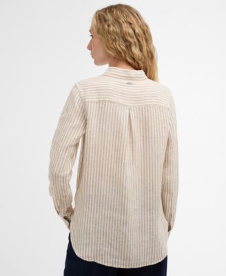 Women's Marine Long-Sleeve Striped Shirt