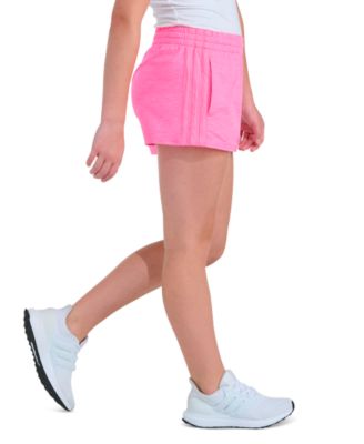 Girls' 8-16 Elastic Waistband M&eacute;lange Shorts