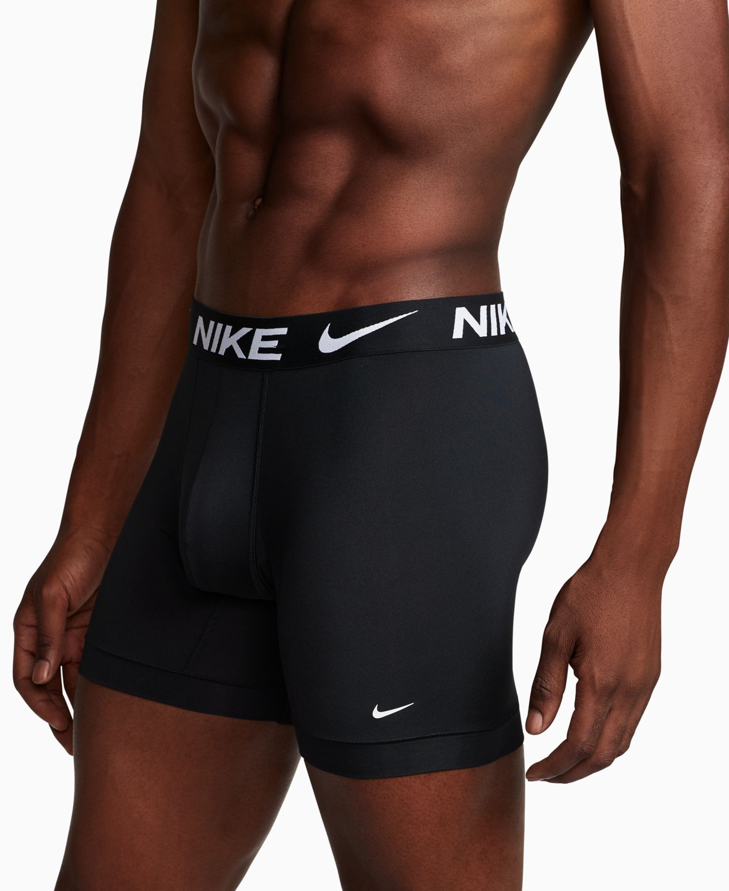 Трусы-боксеры Micro для мужчин, 3 шт. — Nike, цвет: Чёрный — фото 3