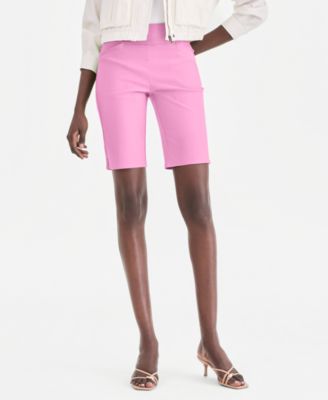 Women's Mid-Rise Pull-On Bermuda Shorts