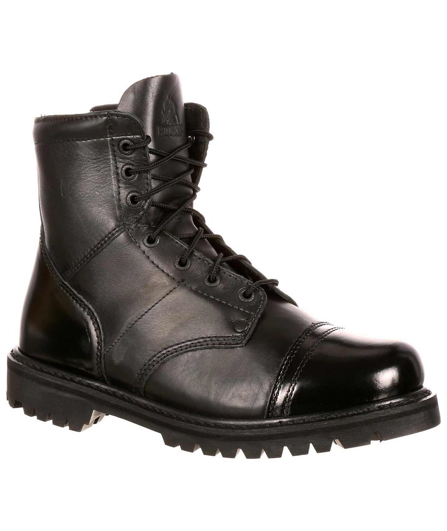 Мужские ботинки ROCKY Side Zipper Jump Boot, цвет: Чёрный — фото 1