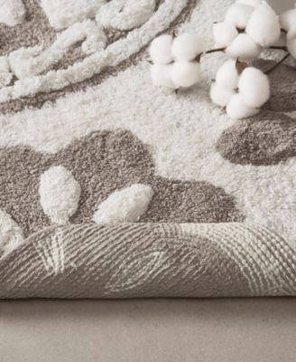 Casablanca Tufted Cotton Bath Rug, 25" Round