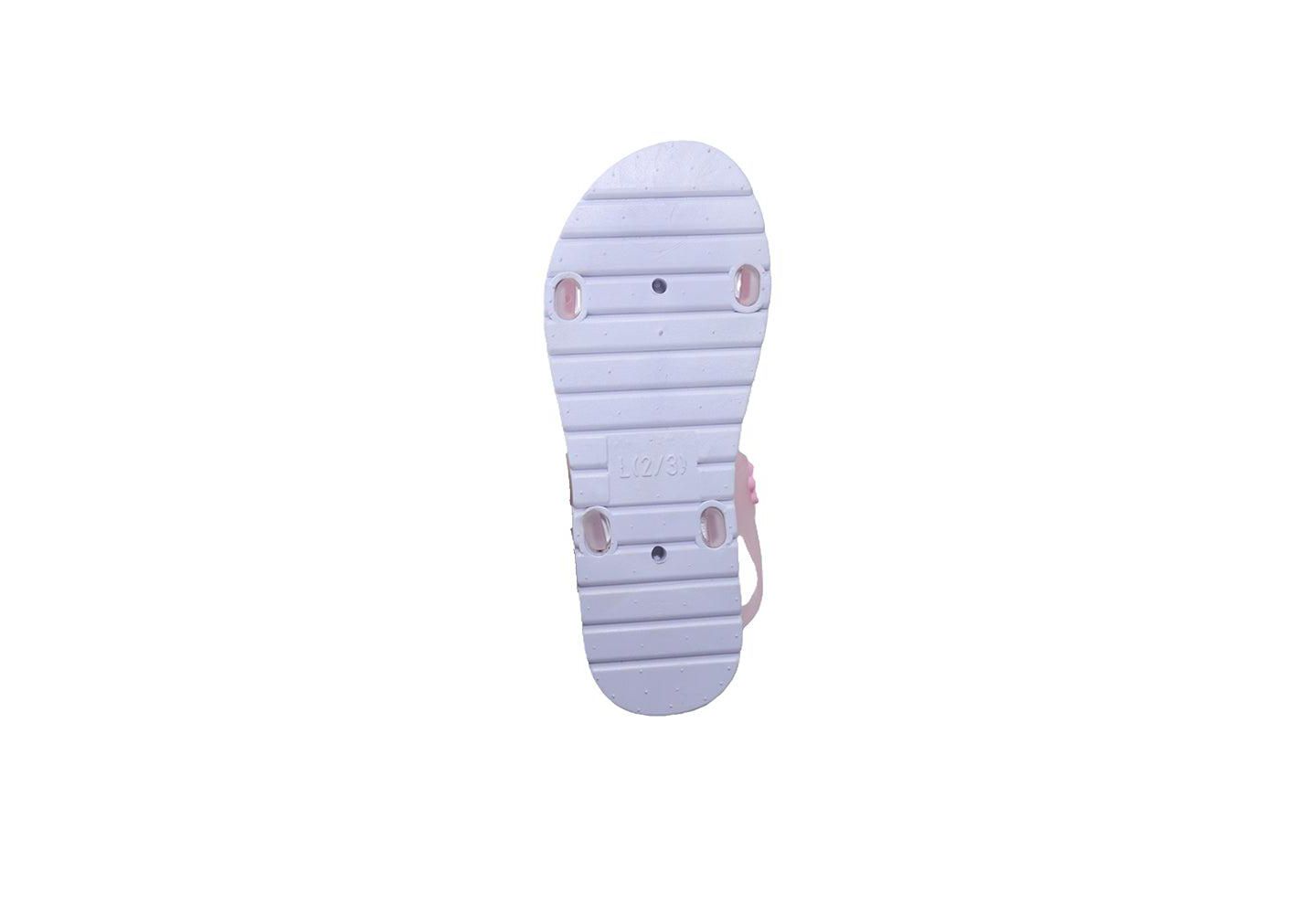 Сандалии Bebe Sandals - Cute Fashion Flat Sandals, Summer Flats with Fruit Charms and Ankle Strap для девочек, цвет: Пудровый, вариант 1 — фото 3