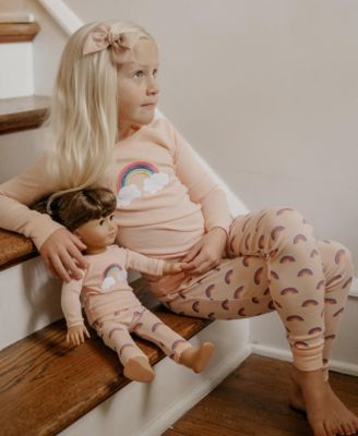 Big Girls 6-14 Matching Doll Snug-Fit Cotton Long Sleeve Pajamas