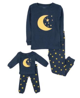 Big Girls 6-14 Matching Doll Snug-Fit Cotton Long Sleeve Pajamas
