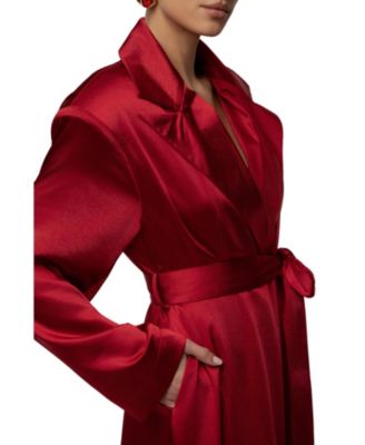 Women's Satin Embrace Maxi Dress