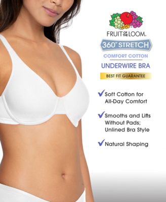 Women's Cotton Stretch Extreme Comfort Bra, 3 Pack