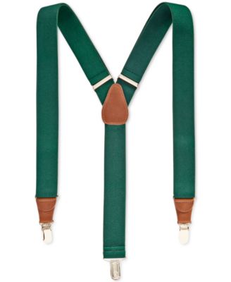 Club Room Men's Solid Suspenders, Created For Macy's - Macy's