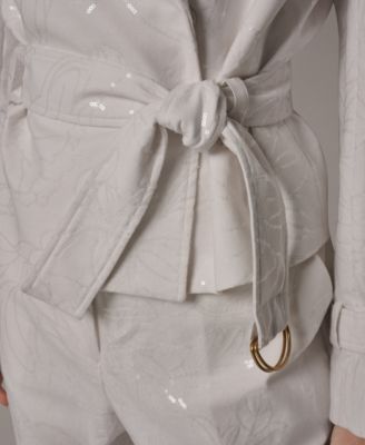 Women's Notch Lapel Collar Jacket