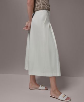 Women's Pleated Wide-Leg Pants