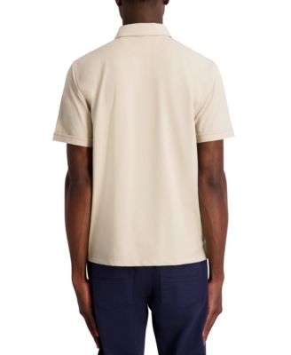 Men's Regular-Fit Short-Sleeve Spread Collar Polo T-Shirt