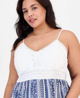 Blue Lace Plus Size Dresses by Occasion | Macy's