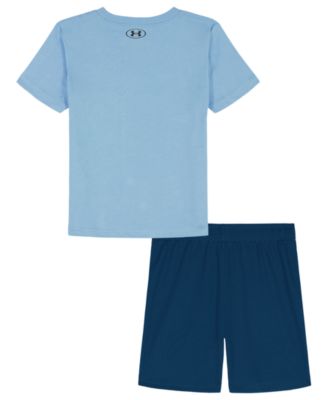 Little Boys' 4T-7 Crewneck T-Shirt and Shorts, 2-Piece Set