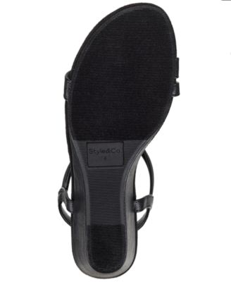 Women's Madysonn Elastic Strappy Wedge Sandals